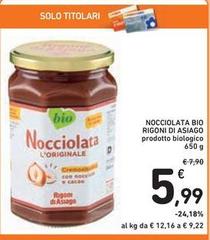 Rigoni Di Asiago - Nocciolata Bio
