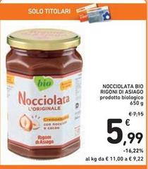 Rigoni Di Asiago - Nocciolata Bio
