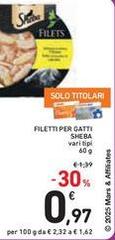 Sheba - Filetti Per Gatti