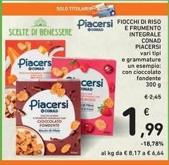 Benessere - Fiocchi Di Riso E Frumento Integrale Piacersi