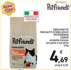 Bassi - Crocchette Per Gatti Sterilizzati Petfriends