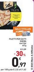 Sheba - Filetti Per Gatti