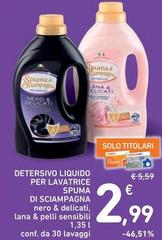 Spuma di Sciampagna - Detersivo Liquido Per Lavatrice