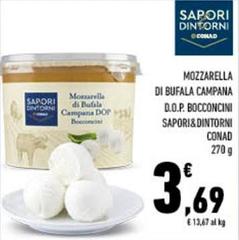 Conad - Mozzarella Di Bufala Campana D.O.P. Bocconcini Sapori&Dintorni