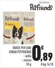 Conad -  Snack Per Cani Petfriends