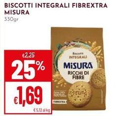 Misura - Biscotti Integrali Fibrextra