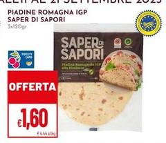 Saper di sapori - Piadine Romagna IGP