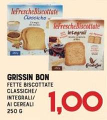 Grissin Bon - Fette Biscottate Classiche