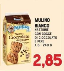 Mulino Bianco - Nastrine Con Gocce Di Cioccolato E Pere