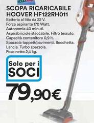 Hoover - Scopa Ricaricabile HF122RH011