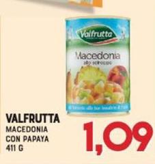 Valfrutta - Macedonia Con Papaya