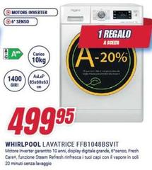 Whirlpool - Lavatrice Ffb1048bsvit