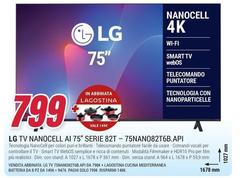 LG - Tv Nanocell Ai 75 Serie 82T - 75NANO82T6B.API