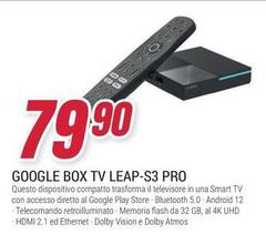 Google - Box Tv Leap-s3 Pro