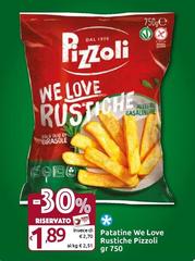 Pizzoli - Patatine We Love Rustiche