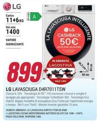 LG - Lavasciuga D4R7011TSW
