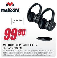 Meliconi - Coppia Cuffie Tv