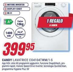 Candy - Lavatrice C04104TWM/1-S