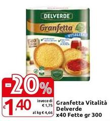 Delverde - Granfetta Vitalità X40 Fette