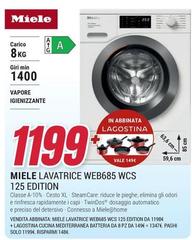 Miele - Lavatrice Web685 Wcs 125 Edition