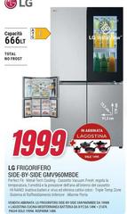 LG - Frigorifero Side-By-SIDE GMV960MBDE