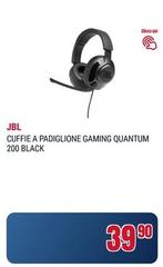 Jbl - Cuffie A Padiglione Gaming Quantum 200 Black