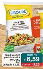 Orogel - Tris Di Verdure Pastellate Stick