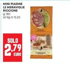 Riccione piadine - Mini Piadine Le Meraviglie