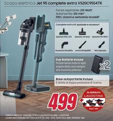 Samsung - Scopa Elettrica Jet 95 Complete Extra VS20C9554TK