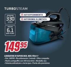 Generatore Di Vapore Mod. Mod. Vr8317