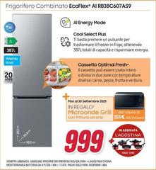 Samsung - Frigorifero Combinato EcoFlex AI RB38C607AS9