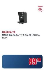 Lollocaffe Macchina Da Caffe' A Cialde Nera