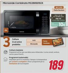 Samsung - Microonde Combinato MC28H5015CK