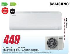 Samsung - S2 Kit 9000 Btu AR50F09C18HNEU+AR50F09C18HXEU