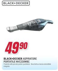 Black & Decker - Aspiratore Portatile Nvc220wbc