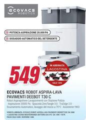 Ecovacs - Robot Aspira-lava Pavimenti T30 C