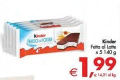 Kinder - Fetta Al Latte