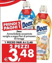 Deox - Ammorbidente Concentrato Vaniglia E Argan
