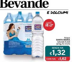 Santa maria - Acqua Naturale