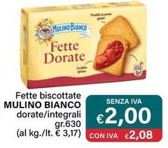 Mulino Bianco - Fette Biscottate Dorate