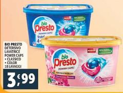 Bio Presto - Detersivo Lavatrice Power Caps Classico