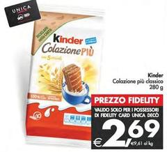 Kinder - Colazione Più Classico