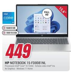 HP - Notebook 15-Fd0081NL
