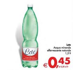 Lete - Acqua Minerale Effervescente Naturale