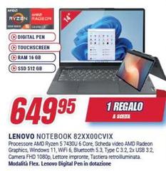 Lenovo - Notebook 82XX000CVIX