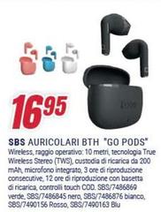 Sbs - Auricolari Bth 