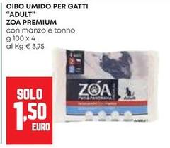 Zoa - Cibo Umido Per Gatti Adult  Premium