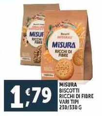Misura - Biscotti Ricchi Di Fibre