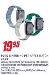 Puro -  Cinturino Per Apple Watch 42-49