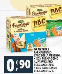 Gran Terre - Parmareggio L'Abc Della Merenda Con Formaggino Al Parmigiano Reggiano